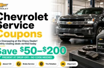 Chevrolet Service Coupons