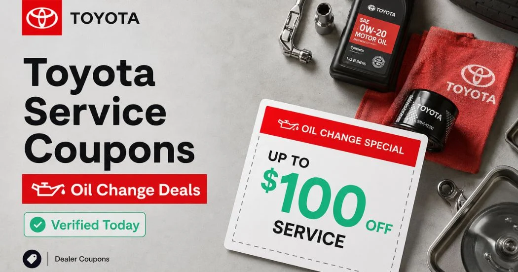 toyota service coupons
