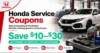 honda service coupons