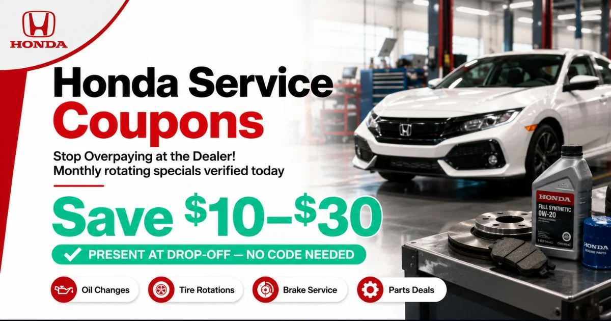 honda service coupons