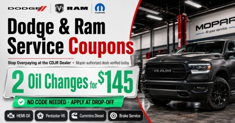Dodge & Ram Service Coupons
