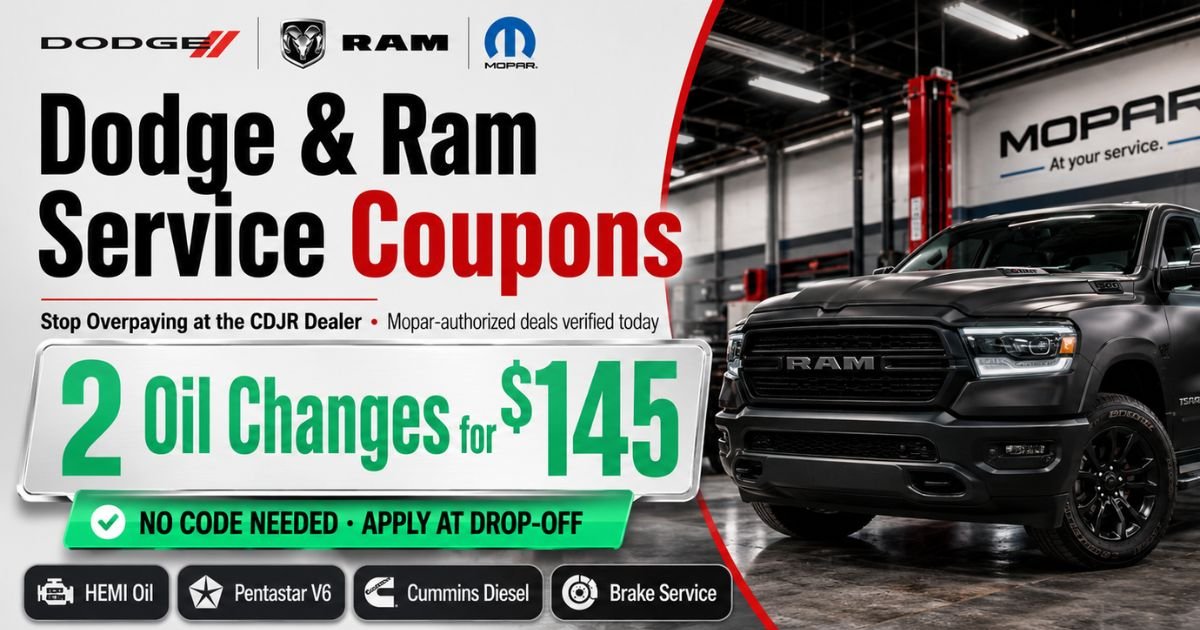 Dodge & Ram Service Coupons