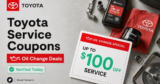 Toyota Service Coupons & Oil Change Deals 2026 Guide